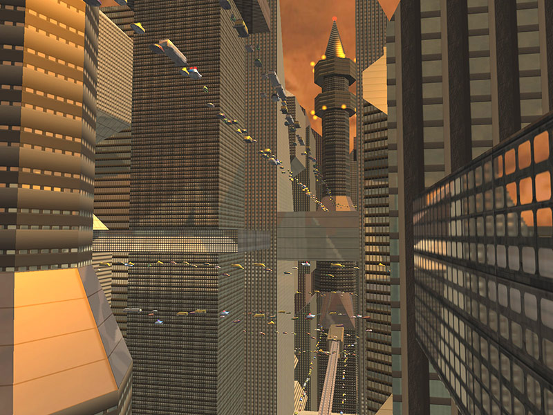 Sci-Fi Future City 3D Screensaver 1.0.5 full