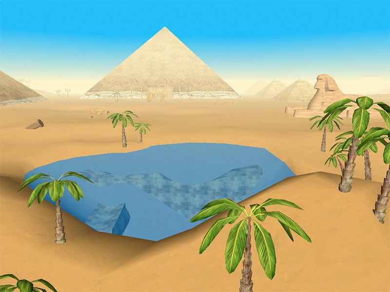 The Pyramids 3D for Mac OS X Screensaver