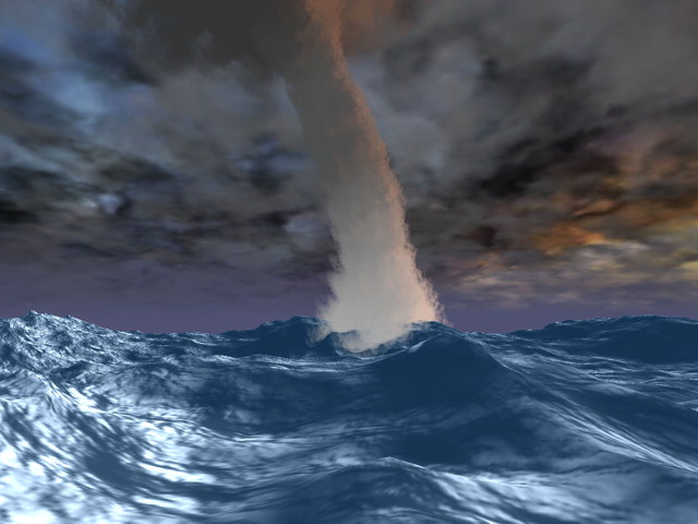 Tornado SeaStorm 3D Screensaver