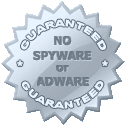No Spyware/Adware 100% Guaranteed