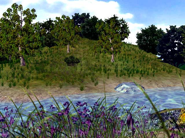 3D Living Waterfall Screensaver