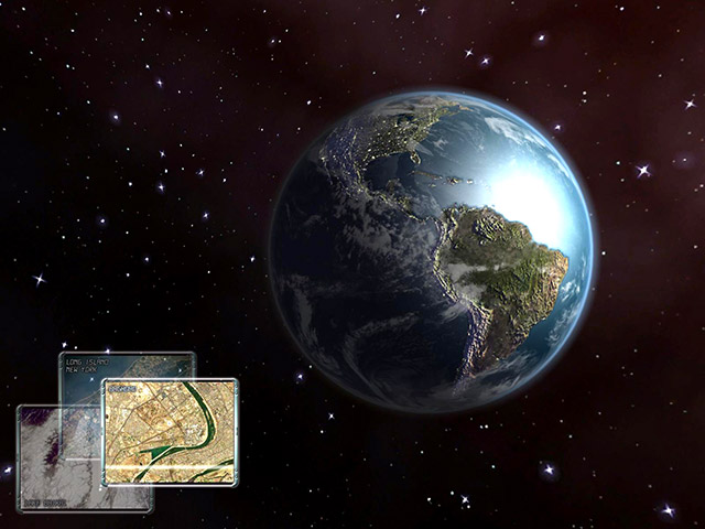 Earth 3D Space Survey Screensaver