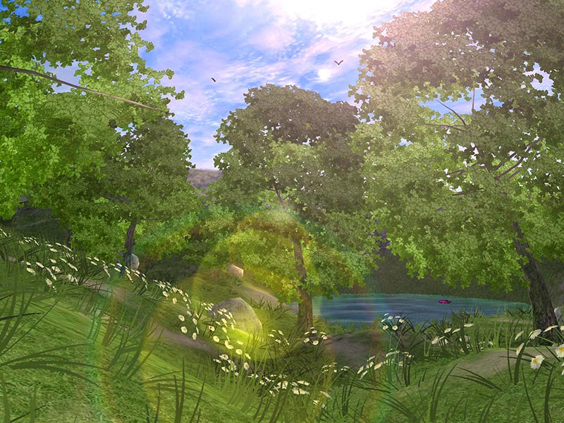 Forest Lake 3D Screensaver