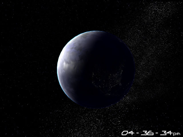 Planet Earth 3D Screensaver