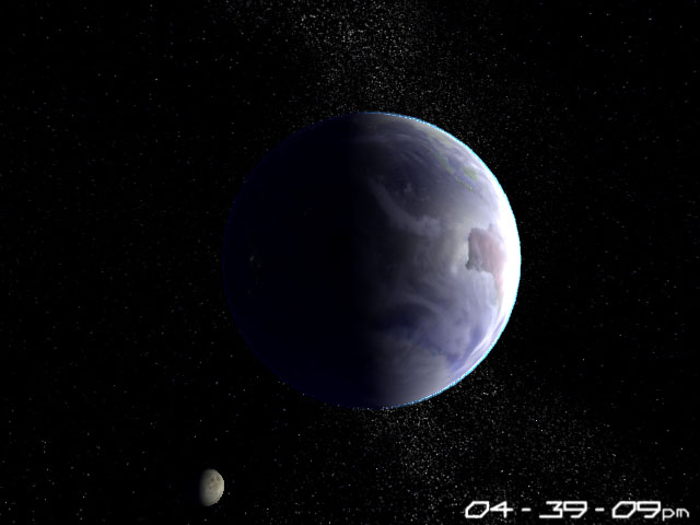 Planet Earth 3D Screensaver