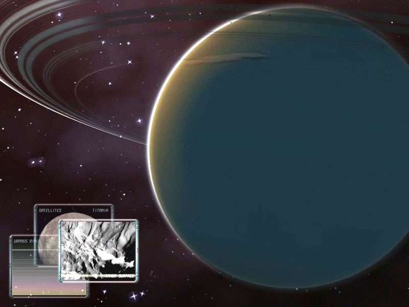 Uranus 3D Space Survey Screensaver