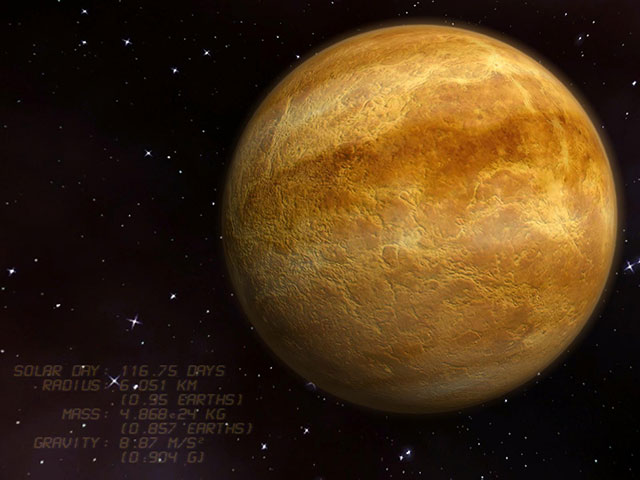 Venus 3D Space Survey Screensaver